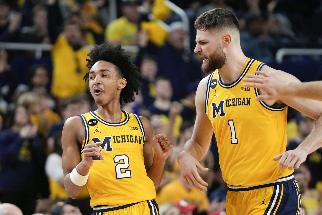 Michigan and Vanderbilt face off in NIT basketball tournament.