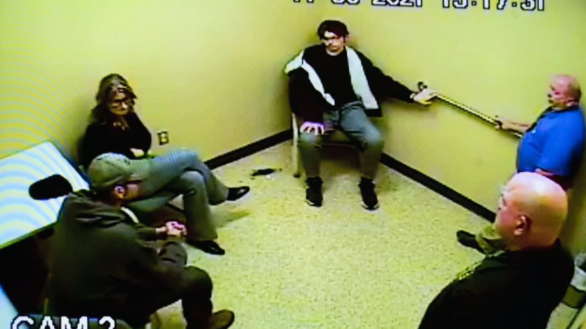 "Michigan School Shooter's Parents Confront Him in Police Station After Deadly Attack"