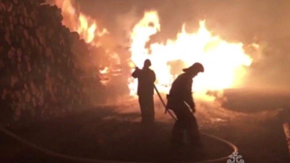 Russia's Tragic Day: Fires and Interceptions.