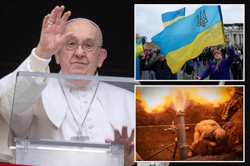 "Pope's 'White Flag' Remark Sparks Outrage Amid Ukraine-Russia Conflict"