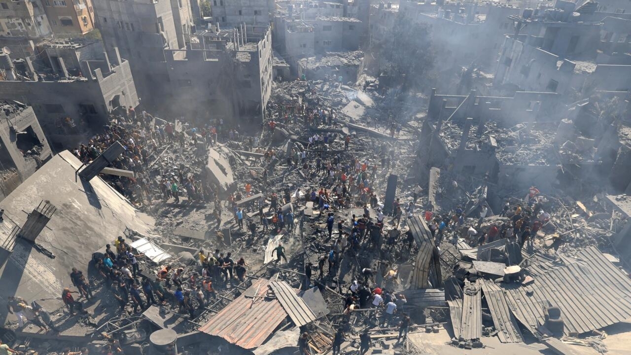 Gazans Forced to Flee Israeli Bombardment, Seek Safety Up North