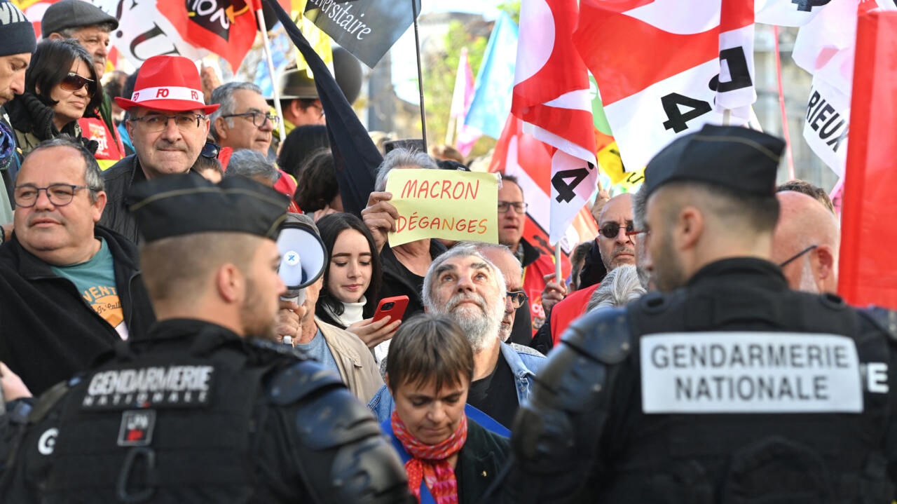 French Protests Escalate Over Pension Reforms.