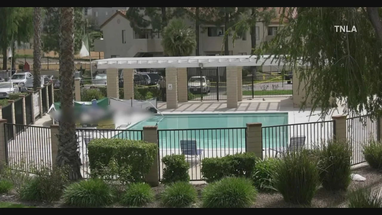 Double Homicide at Newhall Apartment Complex Pool.