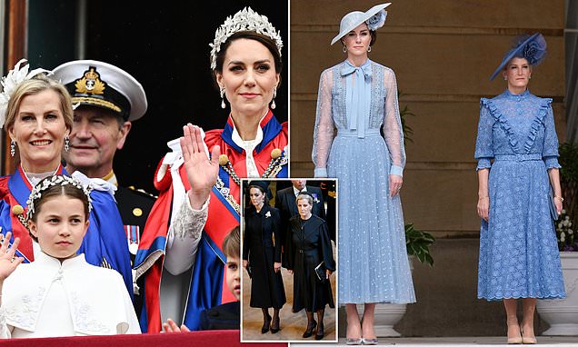 Kate and Sophie take center stage in Charles' slimmed-down monarchy.
