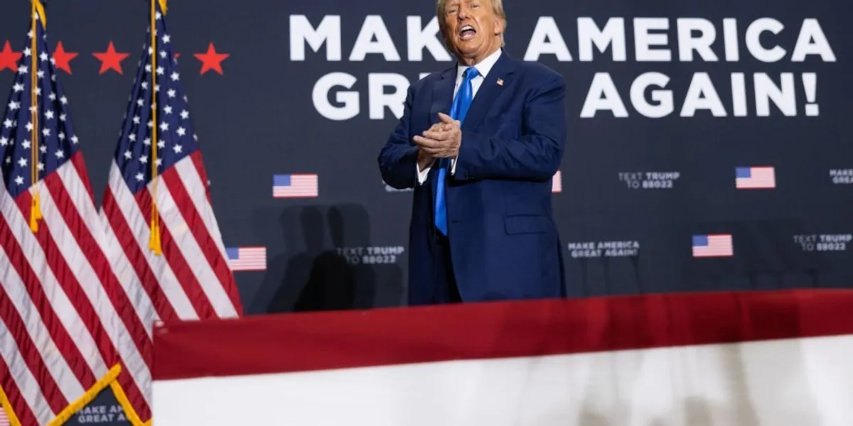 "Trump Addresses New Hampshire Crowd Following Iowa Triumph"