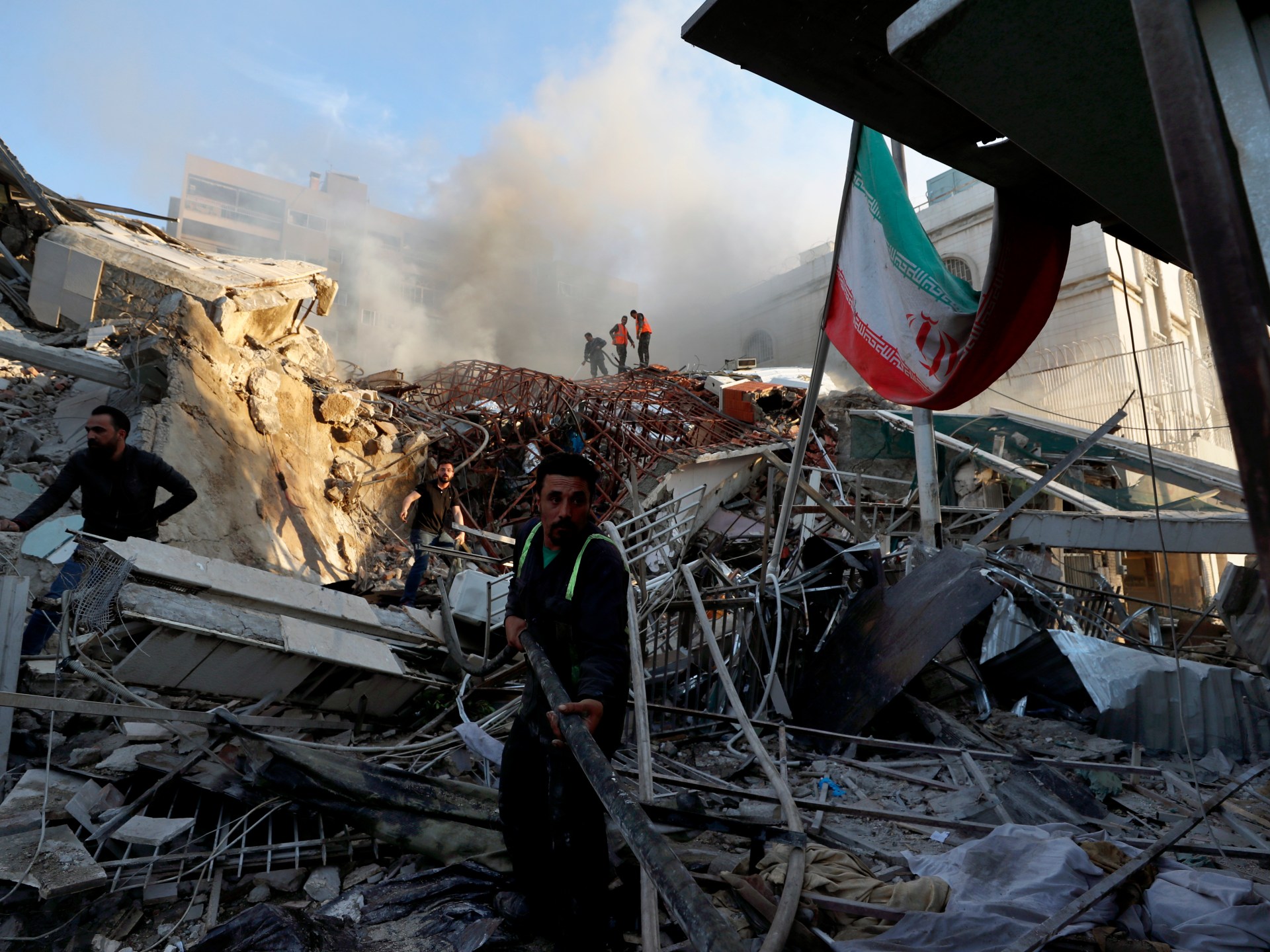 "Israeli Strike on Iranian Consulate in Damascus Sparks Tensions in Middle East"