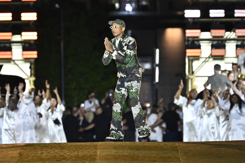 Pharrell's Louis Vuitton debut and celebrity fashion frenzy.