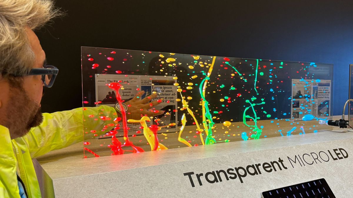 "Samsung Unveils Groundbreaking Transparent MicroLED Display at CES 2024"