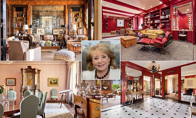 Featured image for Barbara Walters' NYC home listed for $19.75M posthumously.