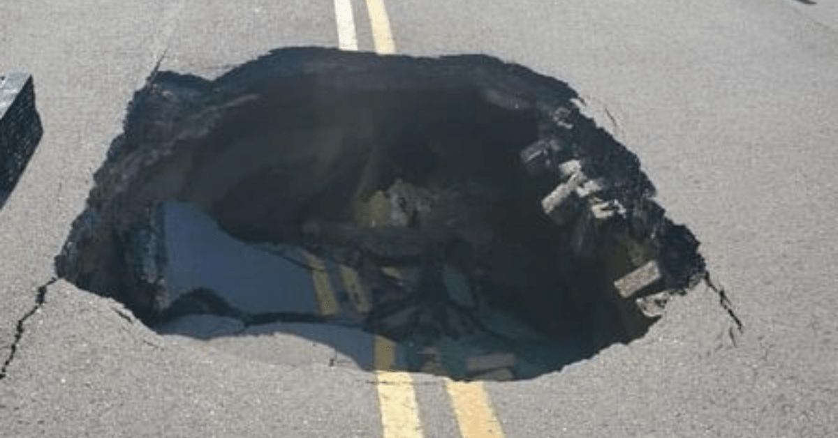 Featured image for "Massive Sinkhole Disrupts Traffic in Akron"