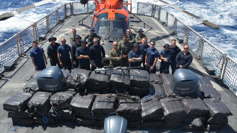 Featured image for "US Coast Guard Intercepts $143 Million Worth of Cocaine in Pacific"