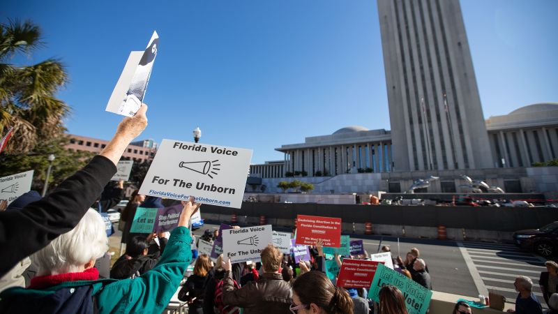 "Florida's Abortion Battle: From Six-Week Ban to Ballot Initiative"
