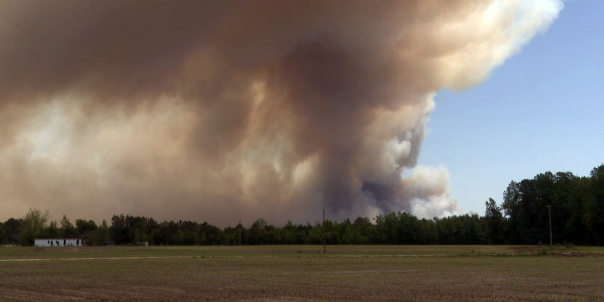 Croatan National Forest Fire: Updates on Containment and Concerned Residents.