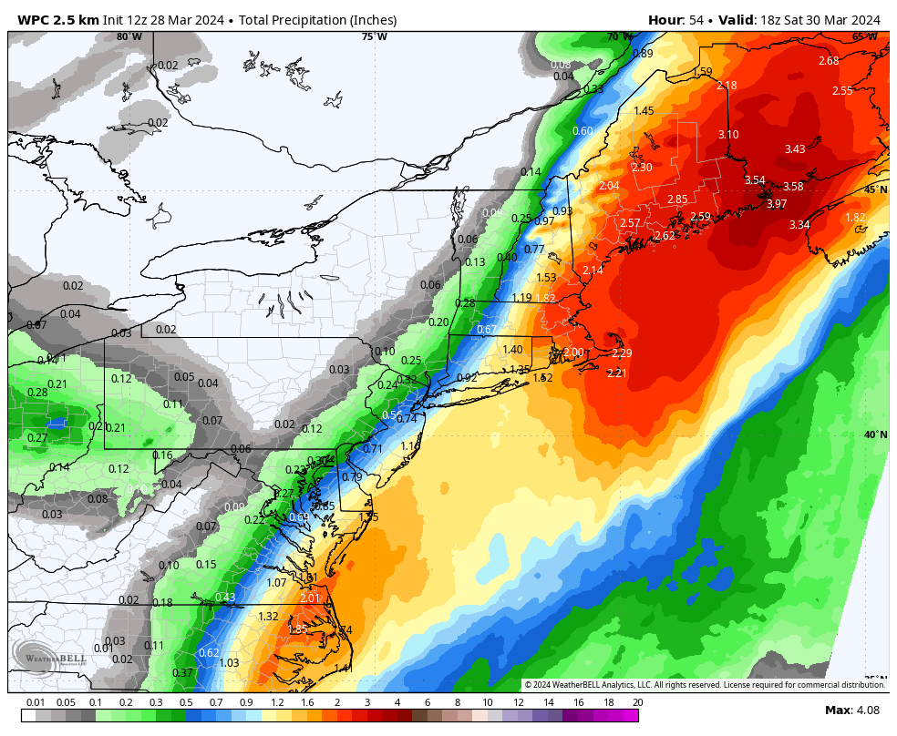 "Coastal Storm Brings Flood Risk to Millions Along Eastern Seaboard"
