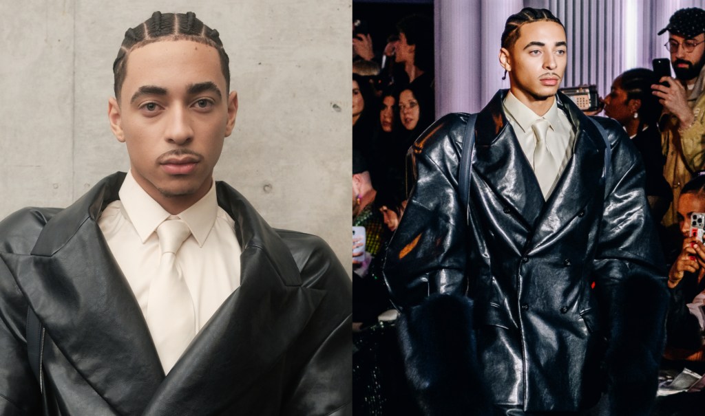 Featured image for "Beyoncé's Nephew Julez Smith Jr. Makes Runway Debut with Aunt's Support at Luar Show"