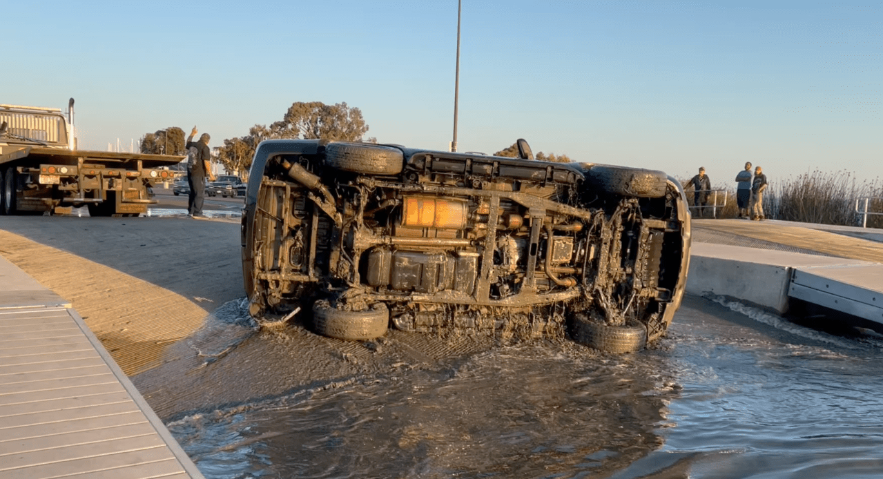 Featured image for "Riveting Antioch Sideshow Ends with Vehicle Submerged in San Joaquin River"
