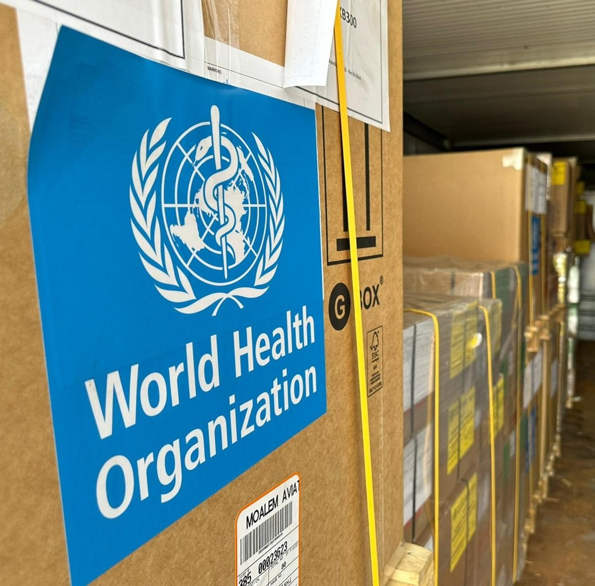 Featured image for "UNRWA-WHO Delivers Vital Medical Supplies to Al-Shifa Hospital"