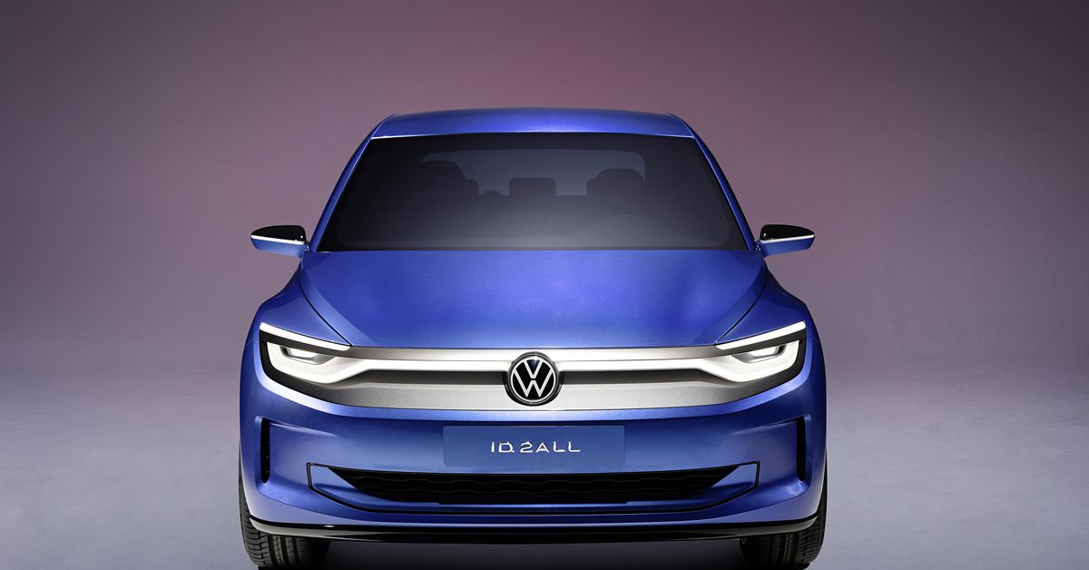 Featured image for Volkswagen Unveils Affordable Electric Car, Beating Tesla to the Punch