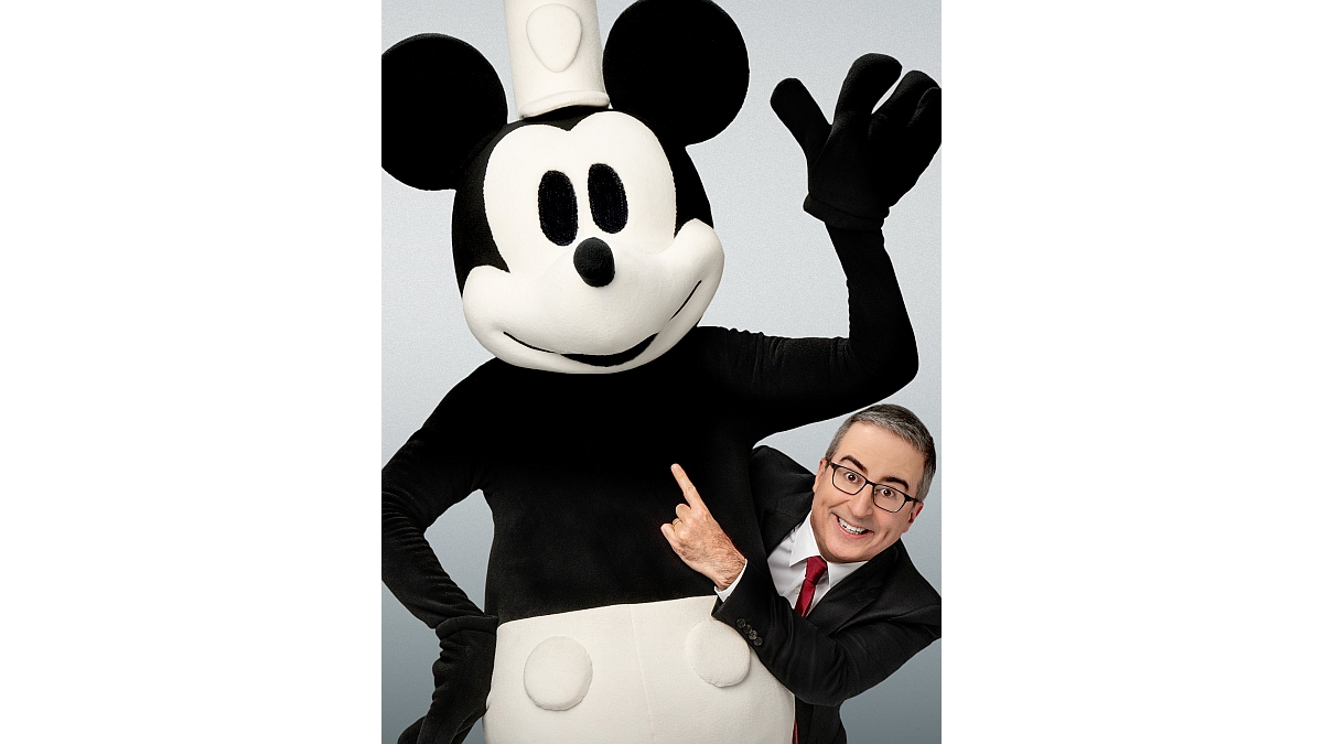 Featured image for "John Oliver's Provocative Steamboat Willie Promo Challenges Disney's Mickey Mouse"