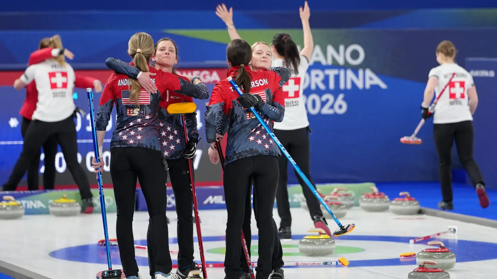 Switzerland tops USA in women's curling semis, eyes gold against Sweden