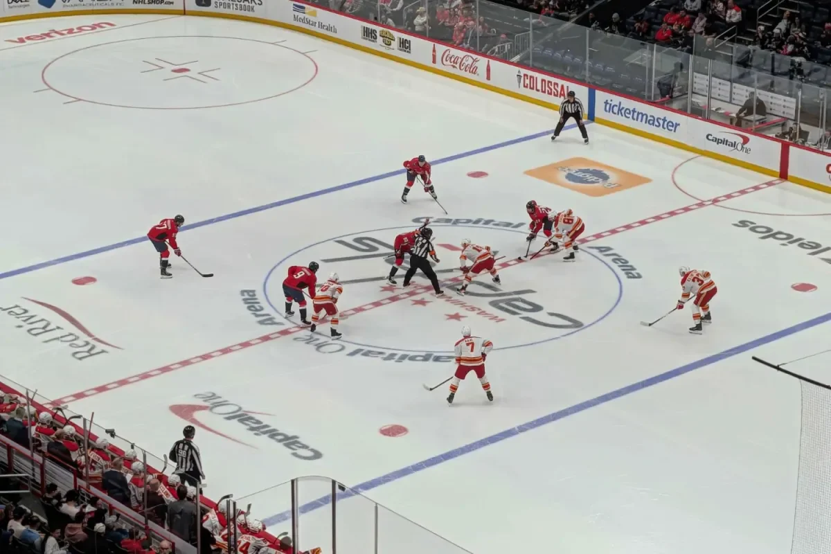 Capitals Fire 7-3 Triumph Over Flames on Home Ice