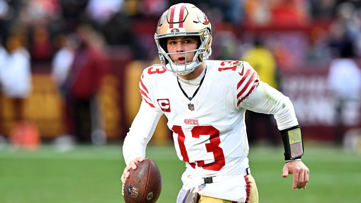 Featured image for "49ers Announce Darnold as Starter Against Rams as Purdy Sits Out"
