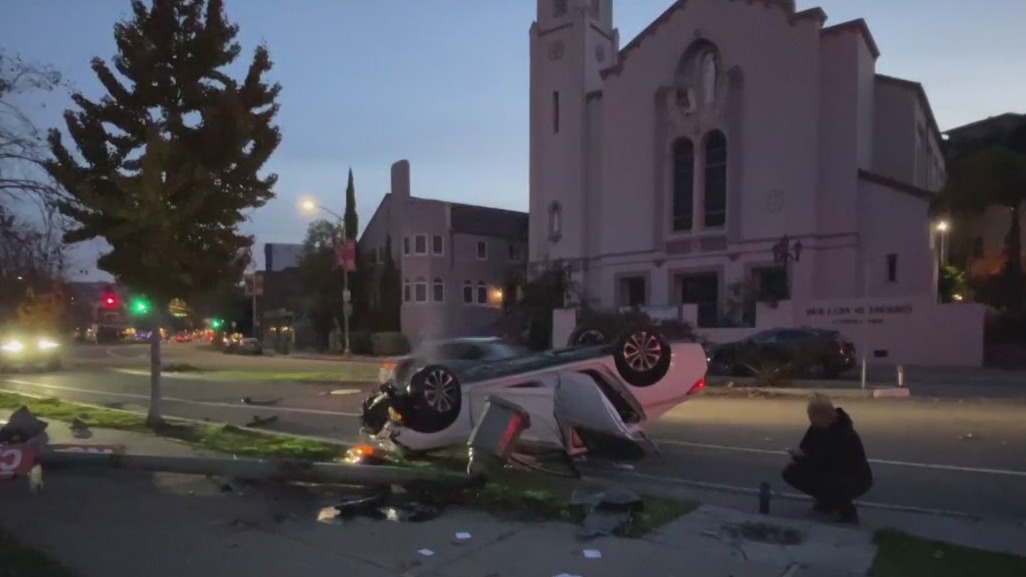 Featured image for Violent Robbery and High-Speed Chase Ends in Fiery Oakland Crash