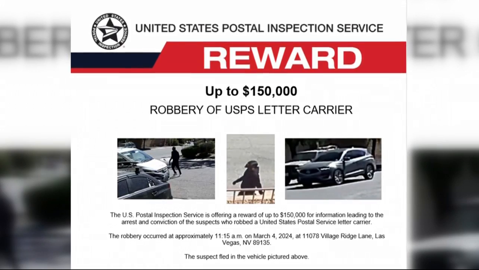 Featured image for "USPS Offers $150K Reward for Robbery Information in Oakland and Summerlin"