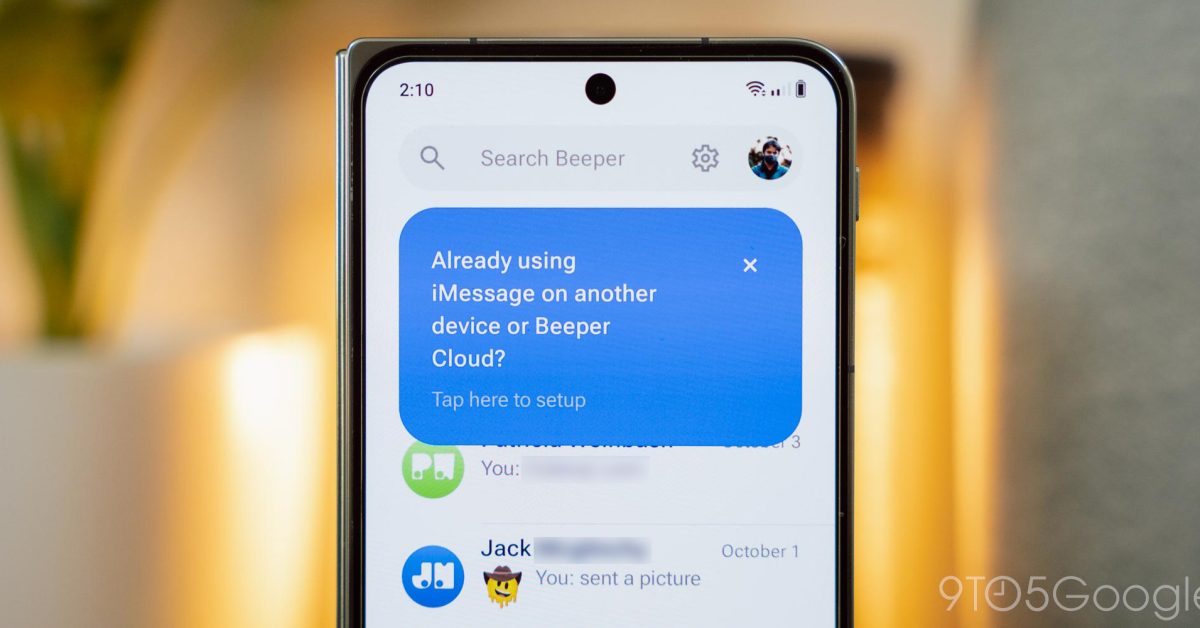 Featured image for iMessage for Android via Beeper Mini faces ongoing technical issues