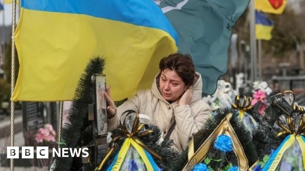 "Ukraine's Resolve: Marking Two Years of War and Determination"