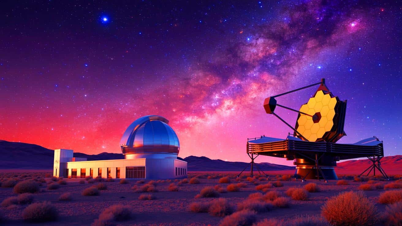 Featured image for NASA's Webb and Rubin Observatory Collaborate to Map the Universe