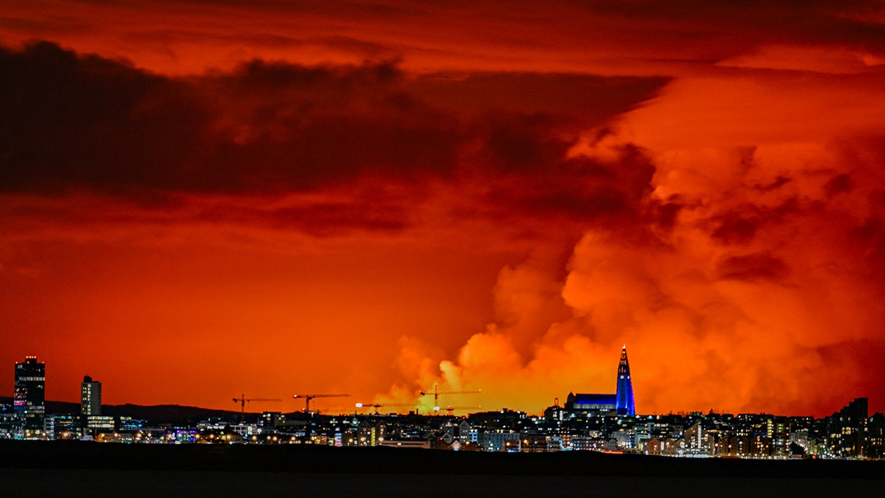 Featured image for "Iceland's Fourth Recent Volcano Eruption Spews Lava, Prompts Evacuation"