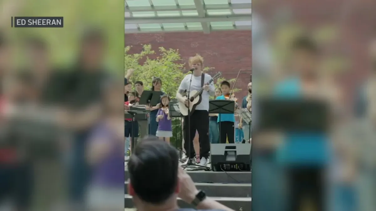 Ed Sheeran Surprises Young Boston Musicians, Gifts Tickets to Gillette Show