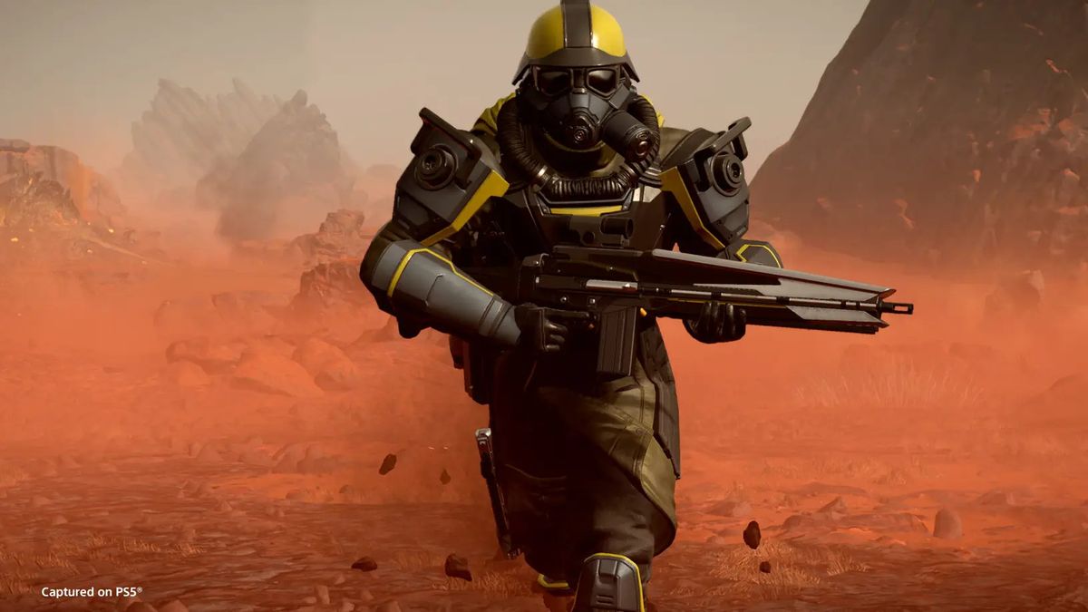 Featured image for "Helldivers 2's Wardrobe Malfunction and Unbelievably Bad Rifle: Dev Warns of Rogue Item and Incoming Change"