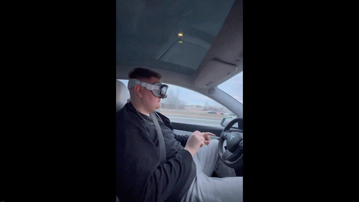 "Arrested Tesla Driver Caught Using Apple Vision Pro While on Autopilot"