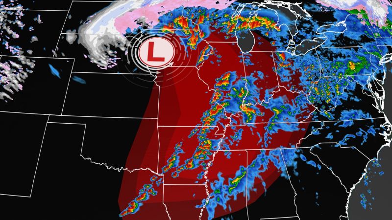 Severe weather system threatens millions across US.