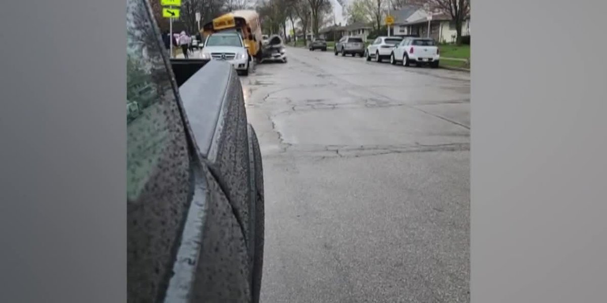 School Bus Collision Caught on Video, Multiple Injuries Reported