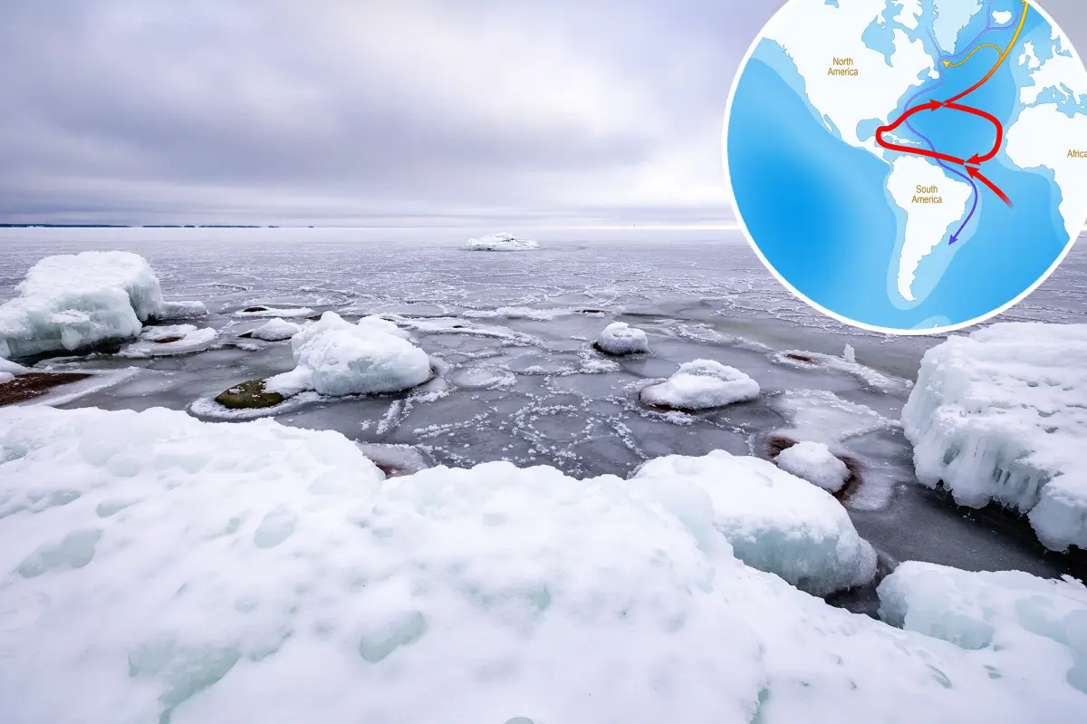 Featured image for Scientists Warn of Atlantic Current Collapse Triggering Ice Age and Rising Seas