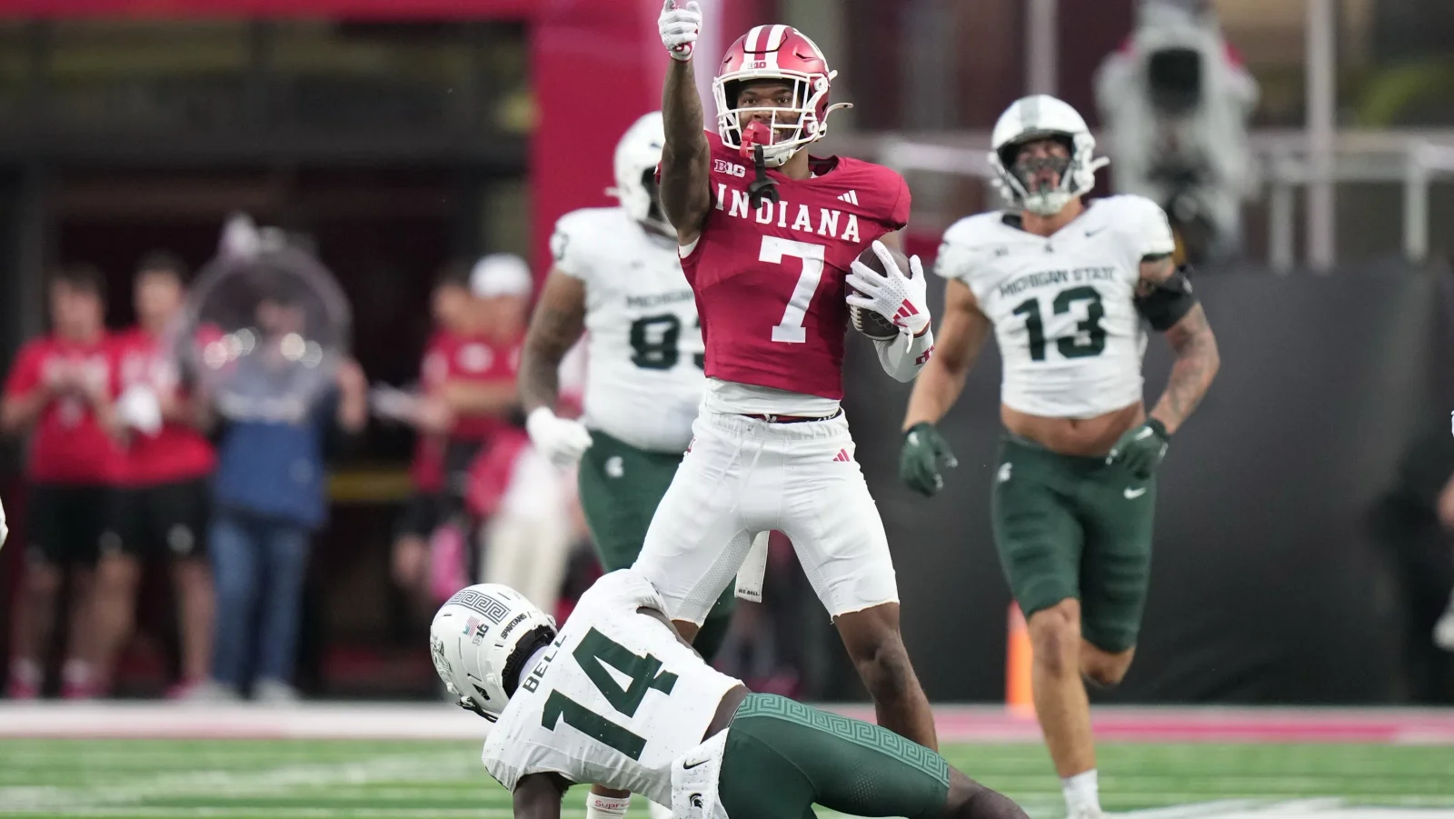 Indiana Dominates Michigan State in 38-13 Victory