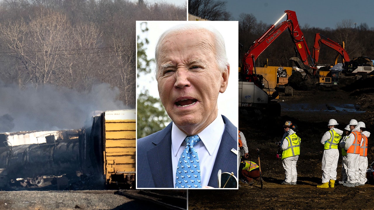 "Biden's Controversial Visit to East Palestine Toxic Train Wreck Site"