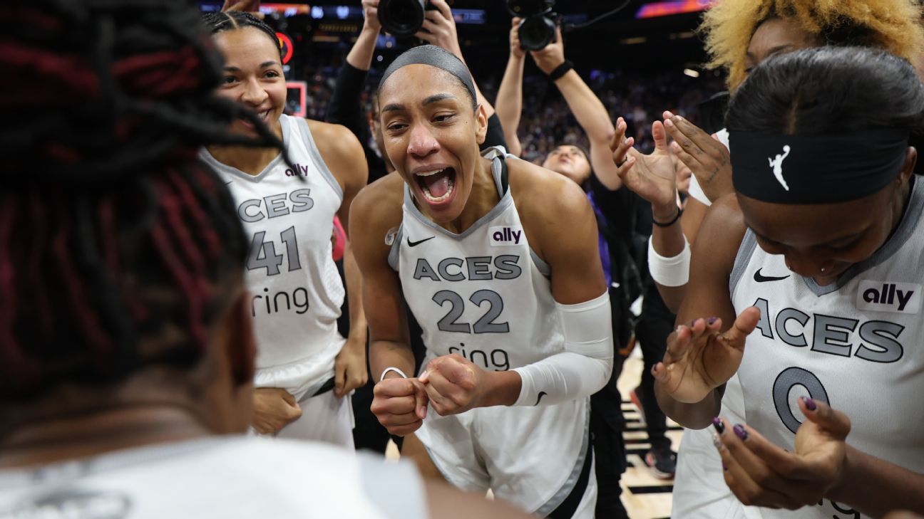 Featured image for Las Vegas Aces Secure Third WNBA Title with Finals Sweep