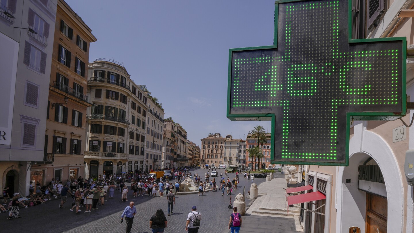 "Europe's Deadly Heatwave: Tourists and Residents Urged to Stay Indoors"