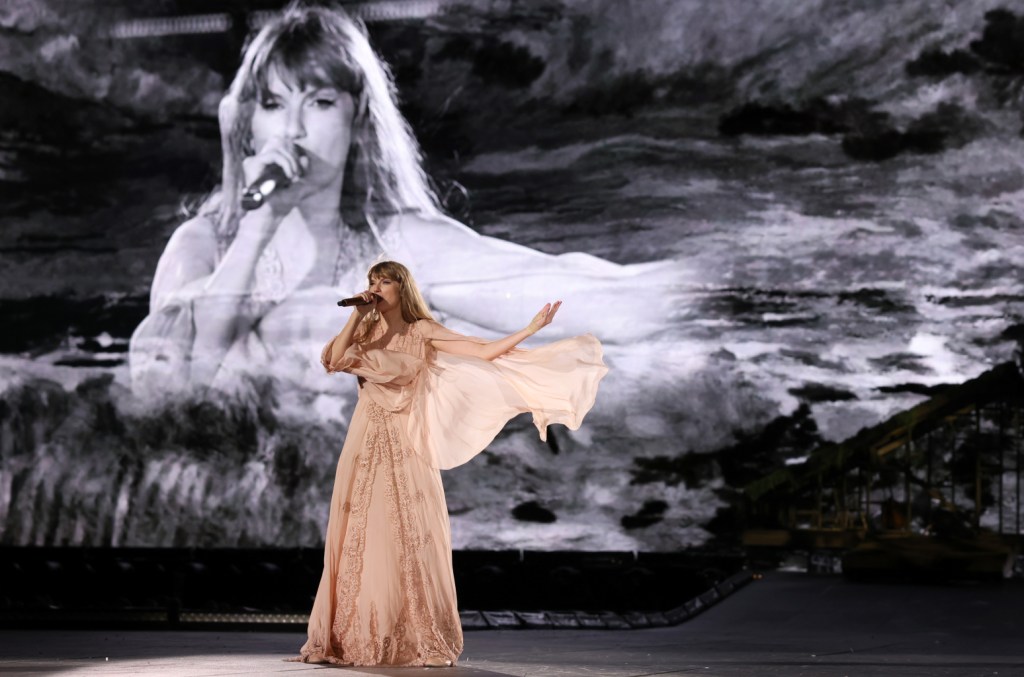 Taylor Swift's Nashville Concert Delayed by Storms, Fans Urged to Take Shelter.