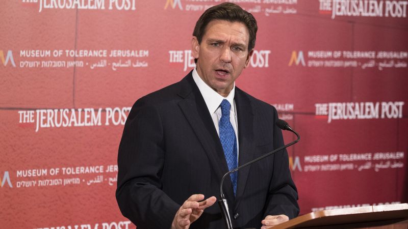 DeSantis showcases foreign policy credentials in Israel and criticizes Biden's Middle East policies.