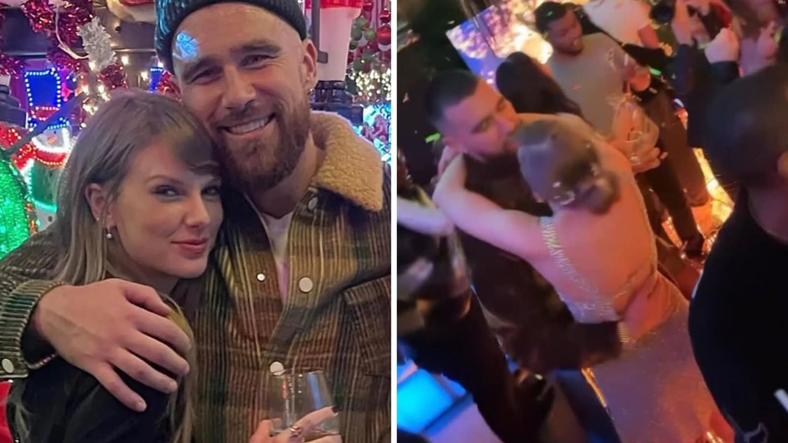 Featured image for "Taylor Swift and Travis Kelce Ignite Romance Rumors After Chiefs' New Year's Victory and Holiday Exchange"