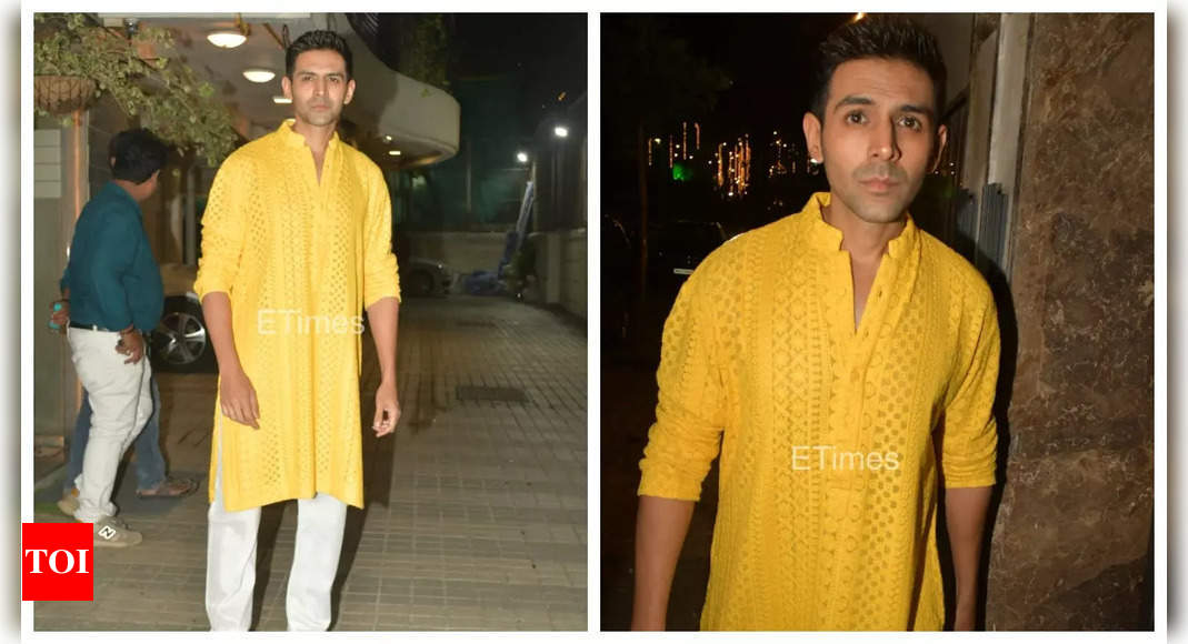 Featured image for Star-studded Diwali bash: Kartik Aaryan, Ananya Panday, and Aditya Roy Kapoor join Sara Ali Khan's celebration