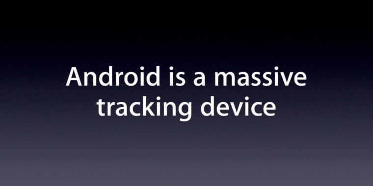Apple Exposes Android as a "Massive Tracking Device"