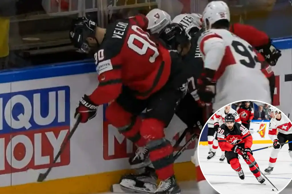 Featured image for Joe Veleno suspended for stomping opponent at World Championship.