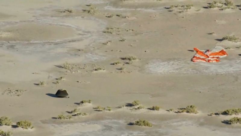 "Record-breaking asteroid sample safely delivered to US soil"