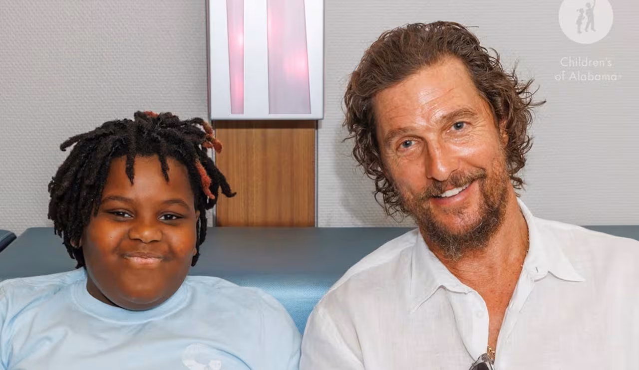 Matthew McConaughey's Heartwarming Visit to Children's of Alabama